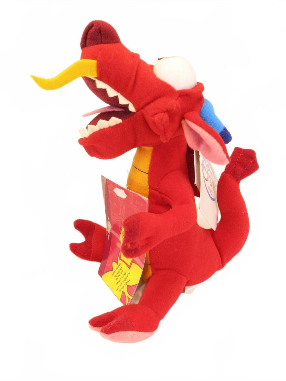 Disney Store Plush Mushu 7" Mini Bean Bag Mulan Collectible No Sound